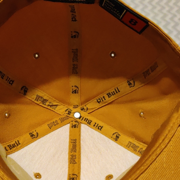 Pit Bull, nubuck, flatbill, fitted baseball cap - Picture 3 of 3